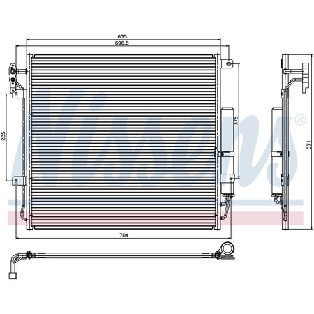 NISSEN Nissens Condenser, 94839 94839